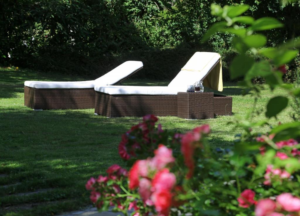 Zahrada ubytování Hotel Burgblick