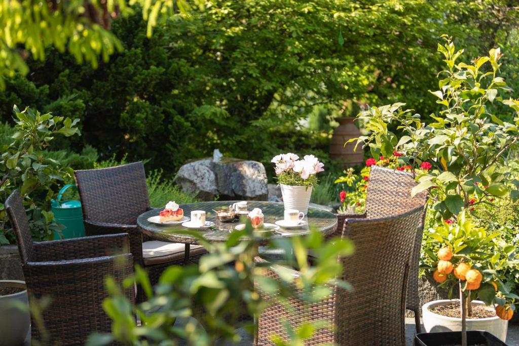 Zahrada ubytování Hotel Burgblick