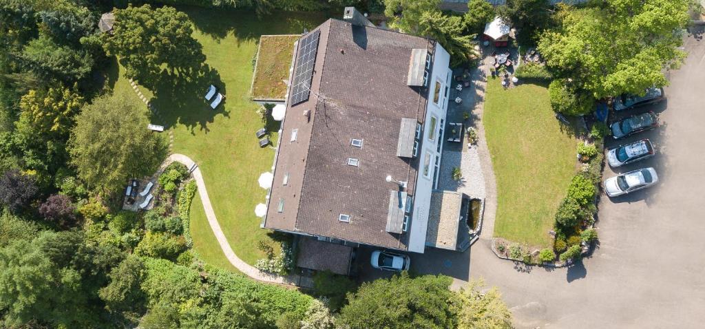 Letecký snímek ubytování Hotel Burgblick