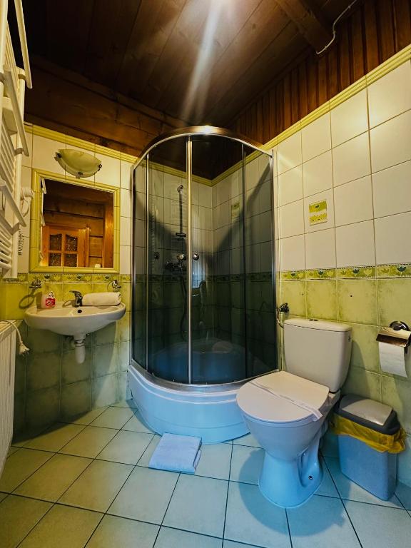 Kúpeľňa v ubytovaní Willa Pod Stokiem