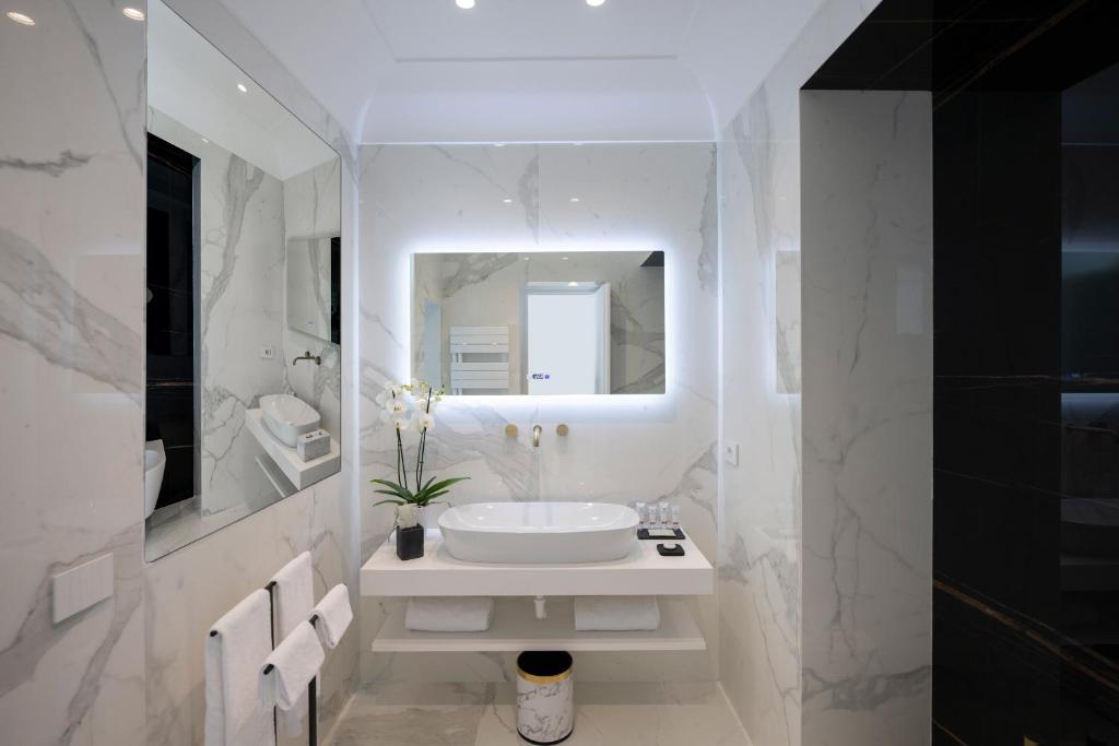 Koupelna v ubytování Gianlica Suites Positano