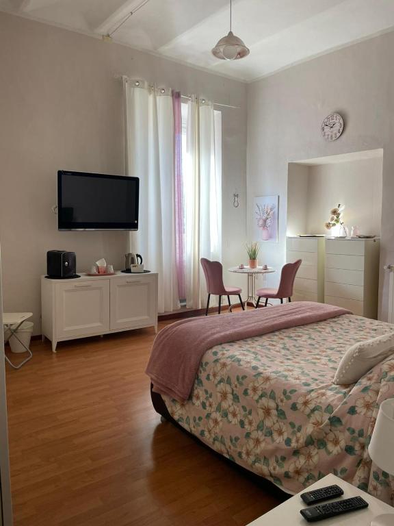 TV a/nebo společenská místnost v ubytování B&B Home XIX