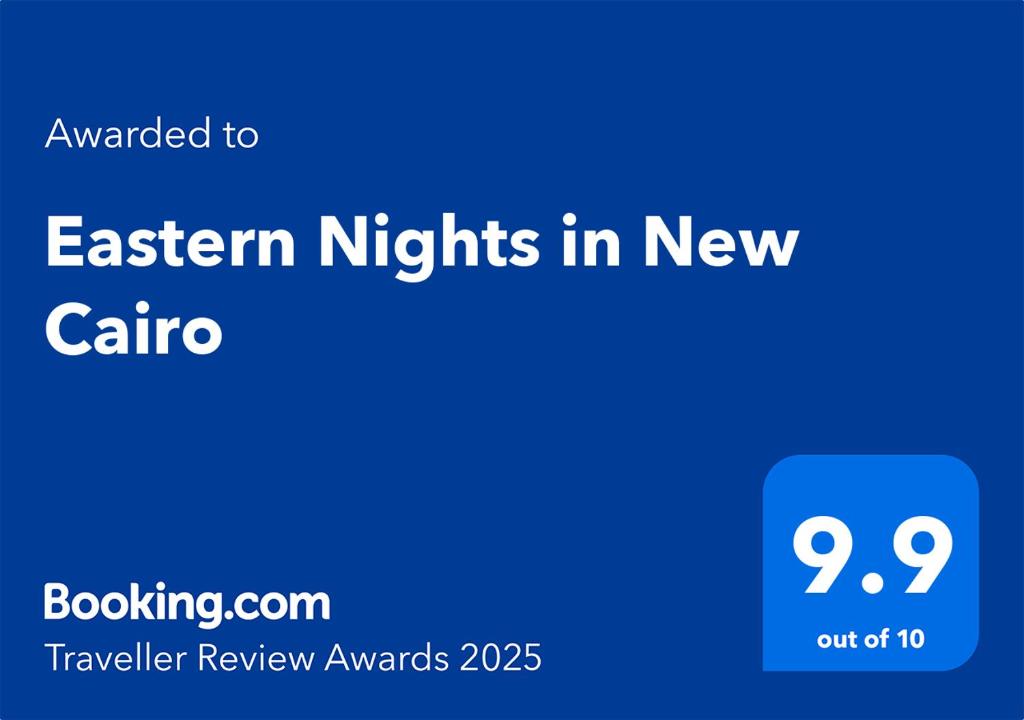 Certifikát, hodnocení, plakát nebo jiný dokument vystavený v ubytování Eastern Nights in New Cairo