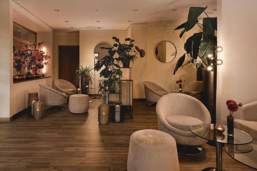 Istumisnurk majutusasutuses Leonardo Hotel Weimar
