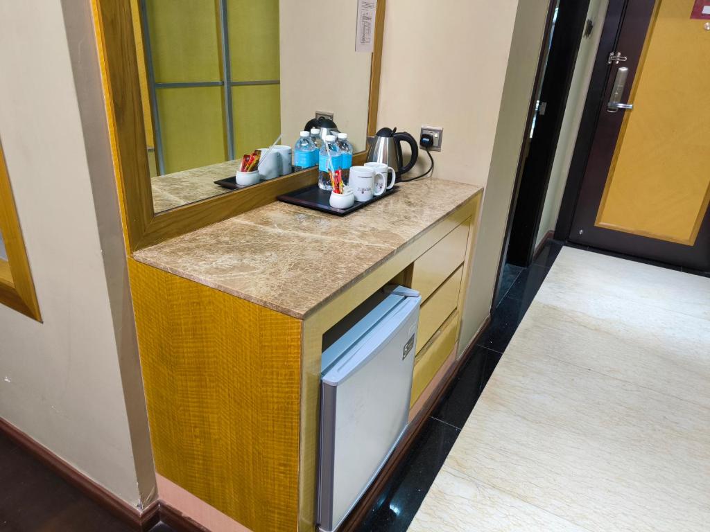 Dapur atau dapur kecil di Meritz Hotel