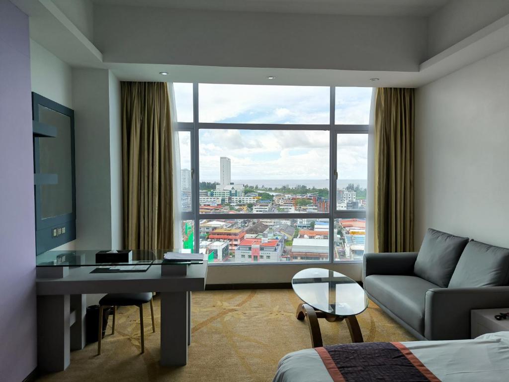 Ruang duduk di Meritz Hotel