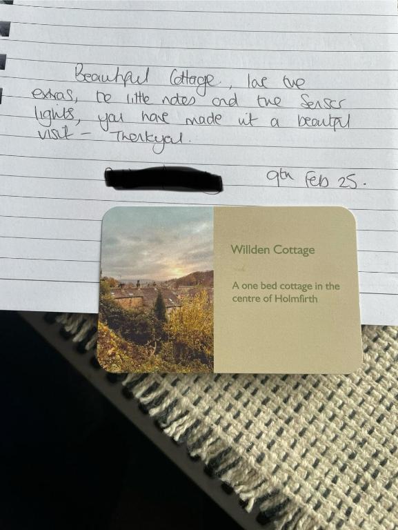 Fotografie z fotogalerie ubytování Willden Cottage v destinaci Holmfirth