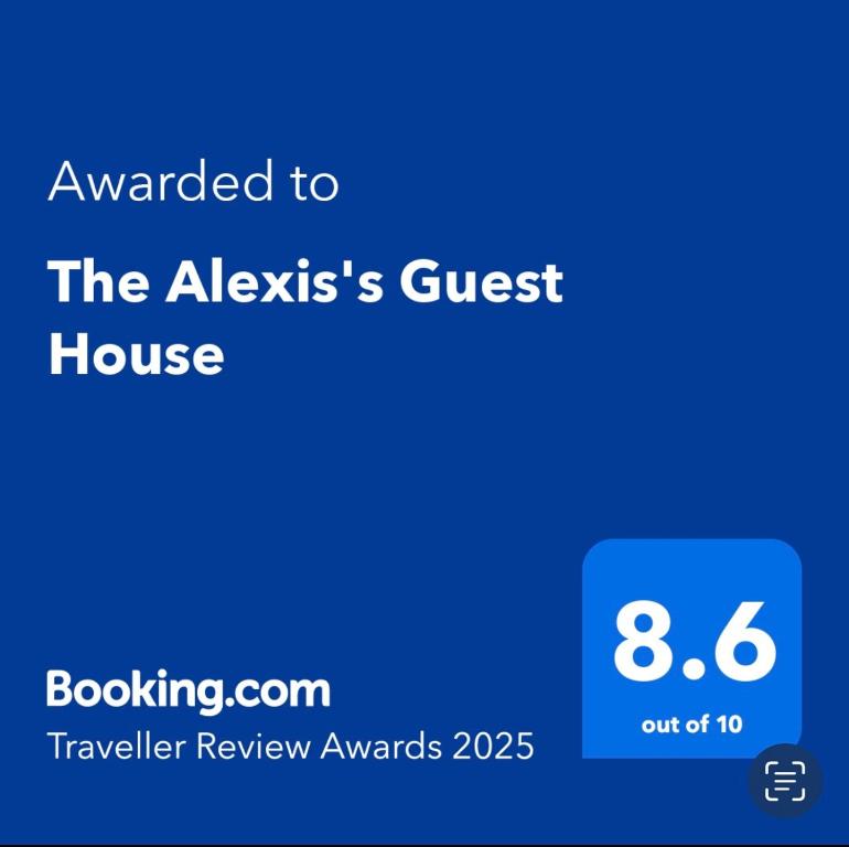 Certifikát, hodnocení, plakát nebo jiný dokument vystavený v ubytování The Alexis's Guest House