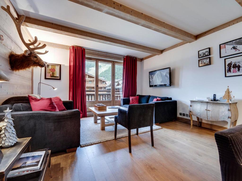 Appartement au cœur de Val d'Isère : 6 pers, 85m², 3 chambres, parking, WIFI, animaux admis