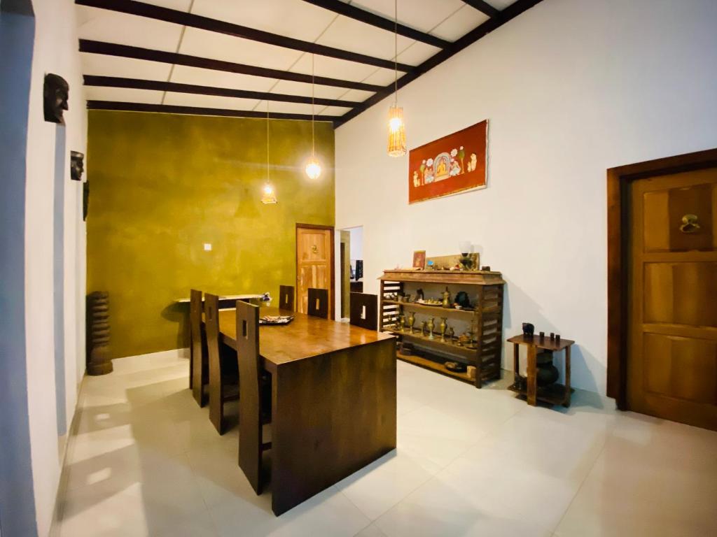 Kuchyň nebo kuchyňský kout v ubytování Ayubowan Holiday Home