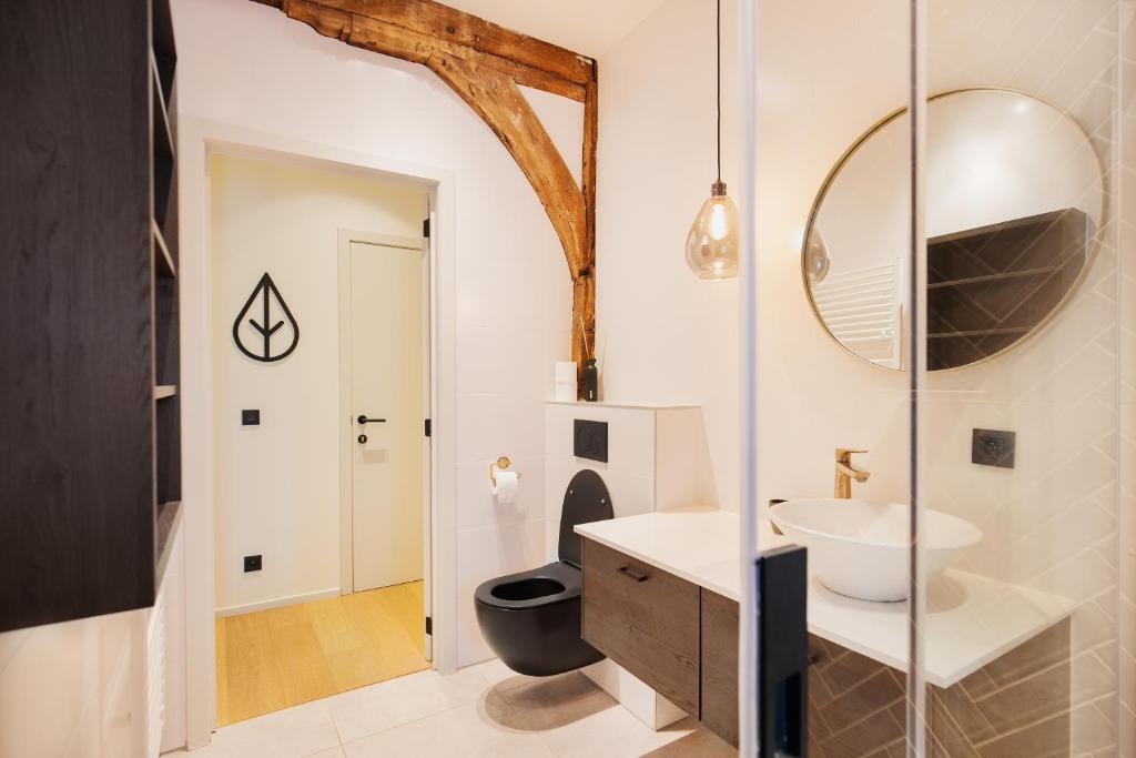 Koupelna v ubytování B&B Weselo