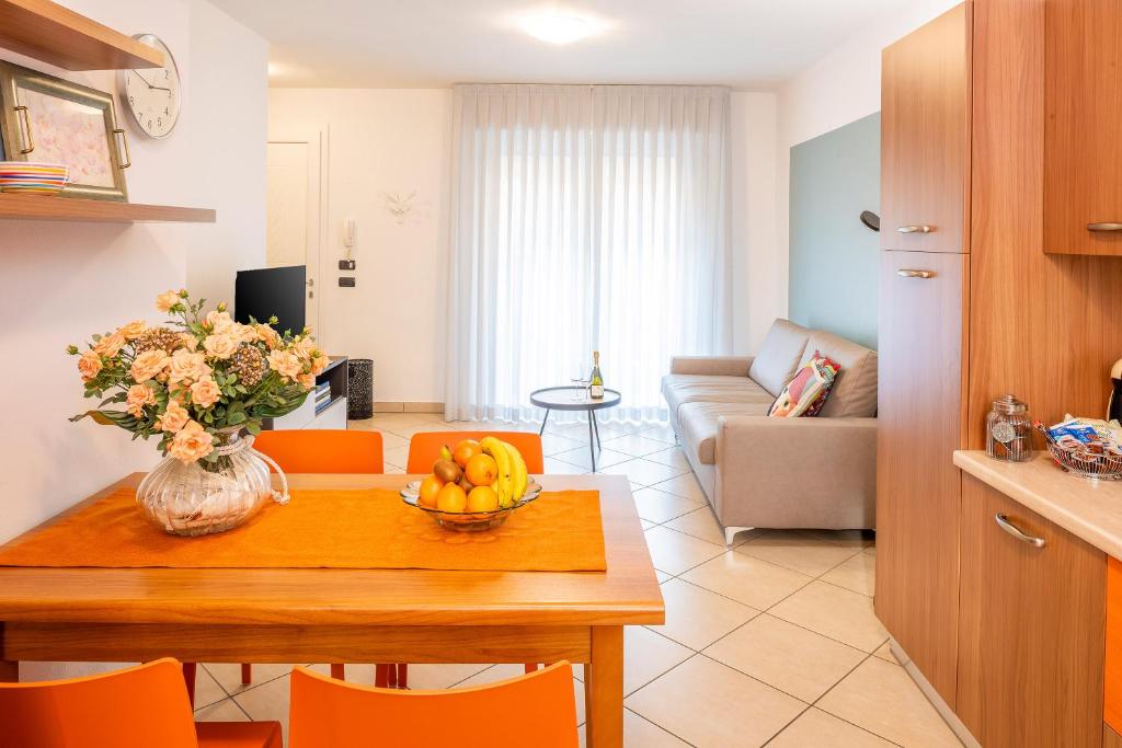 Kuchyň nebo kuchyňský kout v ubytování Hotel Taormina
