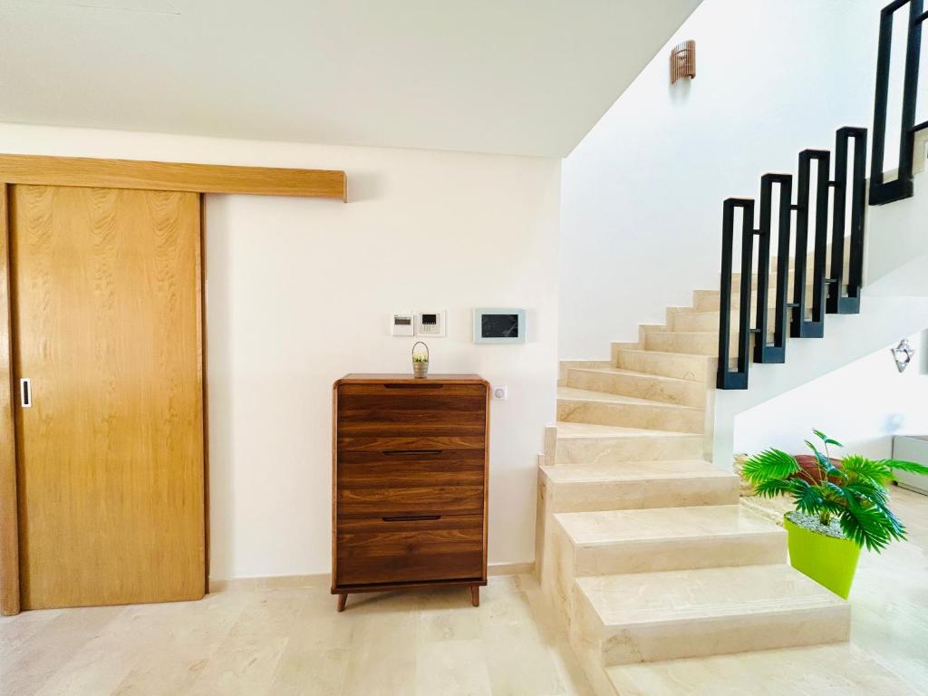 Fotografie z fotogalerie ubytování Azure Nest - Sea View Duplex with Golf and Pool Access in Taghazout Bay v destinaci Tamraght Ouzdar