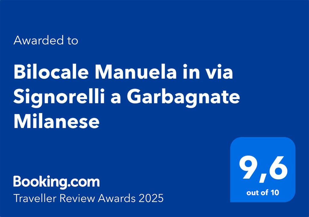 Certificato, attestato, insegna o altro documento esposto da Bilocale Manuela in via Signorelli a Garbagnate Milanese