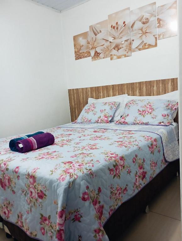 Postel nebo postele na pokoji v ubytování Espaço inteiro - LOFT confortavel