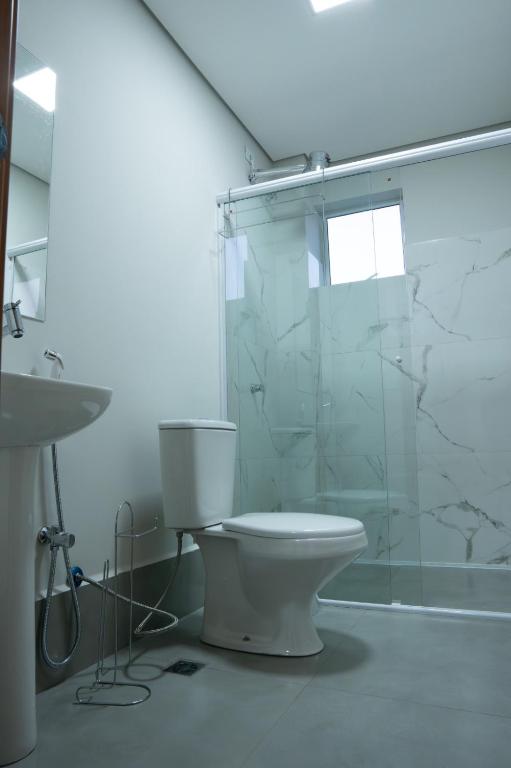 Koupelna v ubytování Dicopi Hotel