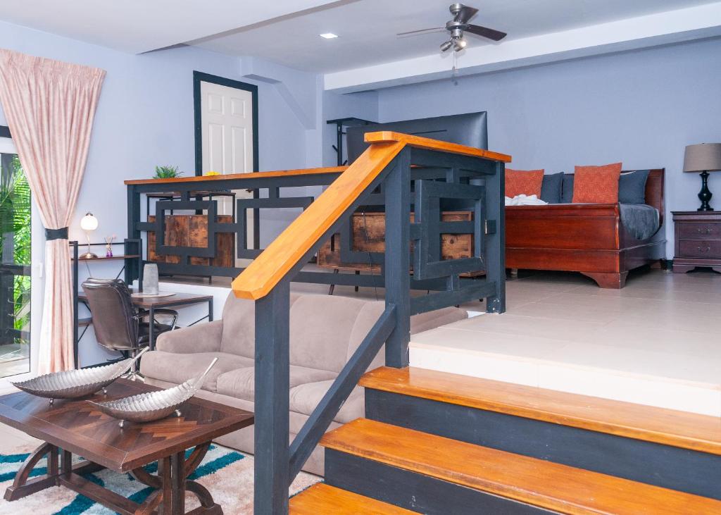 Postel nebo postele na pokoji v ubytování Casa Zun Zun Roatan