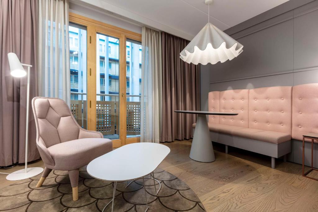 Posezení v ubytování Radisson Blu Scandinavia Hotel, Göteborg