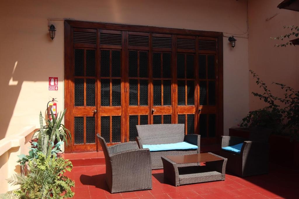 Balkón nebo terasa v ubytování Casa Mendoza Inn