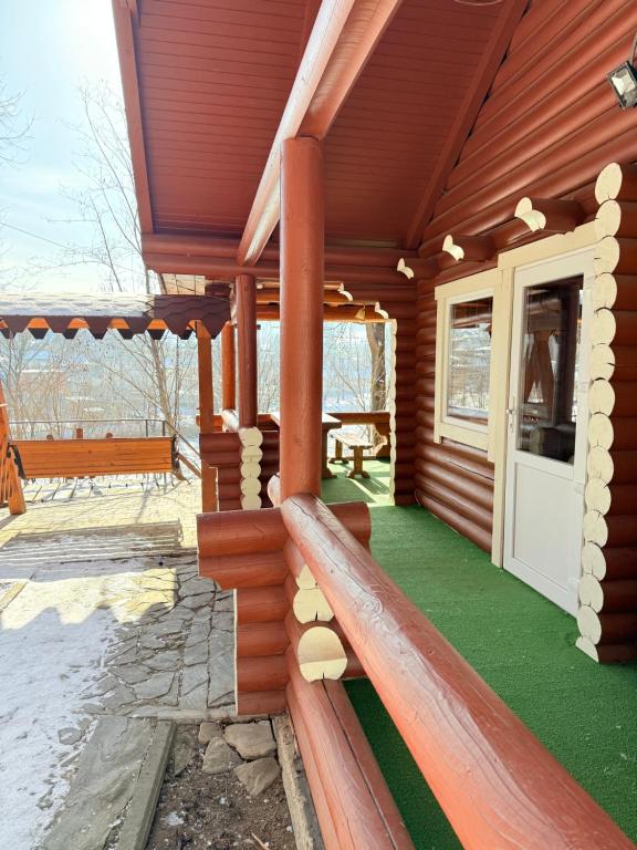 Balkón nebo terasa v ubytování Садиба "У Туза"