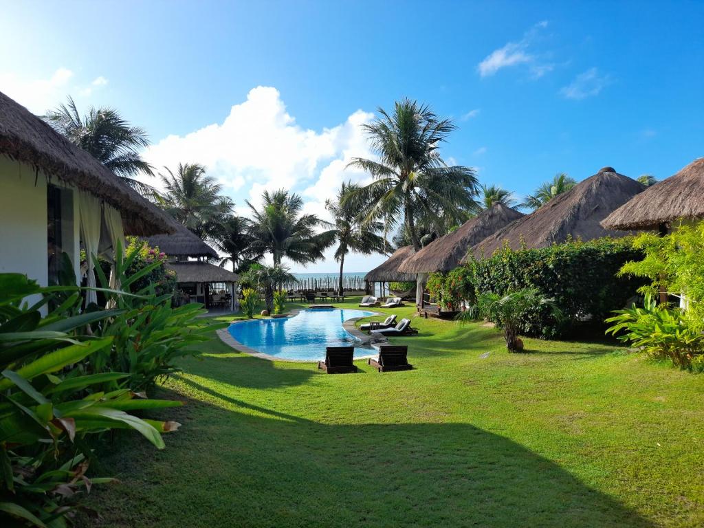 Aed väljaspool majutusasutust Pousada Duna Paraiso Maceió