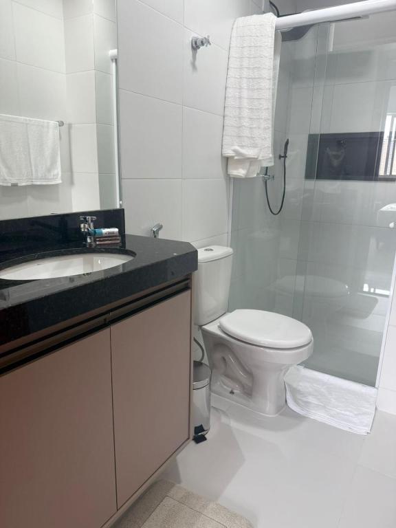 Koupelna v ubytování Apartamento novinho em Belém