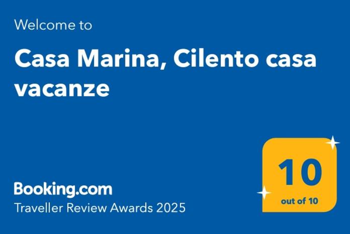 a screenshot of a cell phone with the text welcome to casa marina at Casa Marina, Cilento Appartamento Suite indipendente in Ceraso