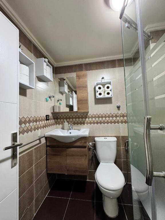 Koupelna v ubytování Appartement 2 Chambres à Hamria Meknès