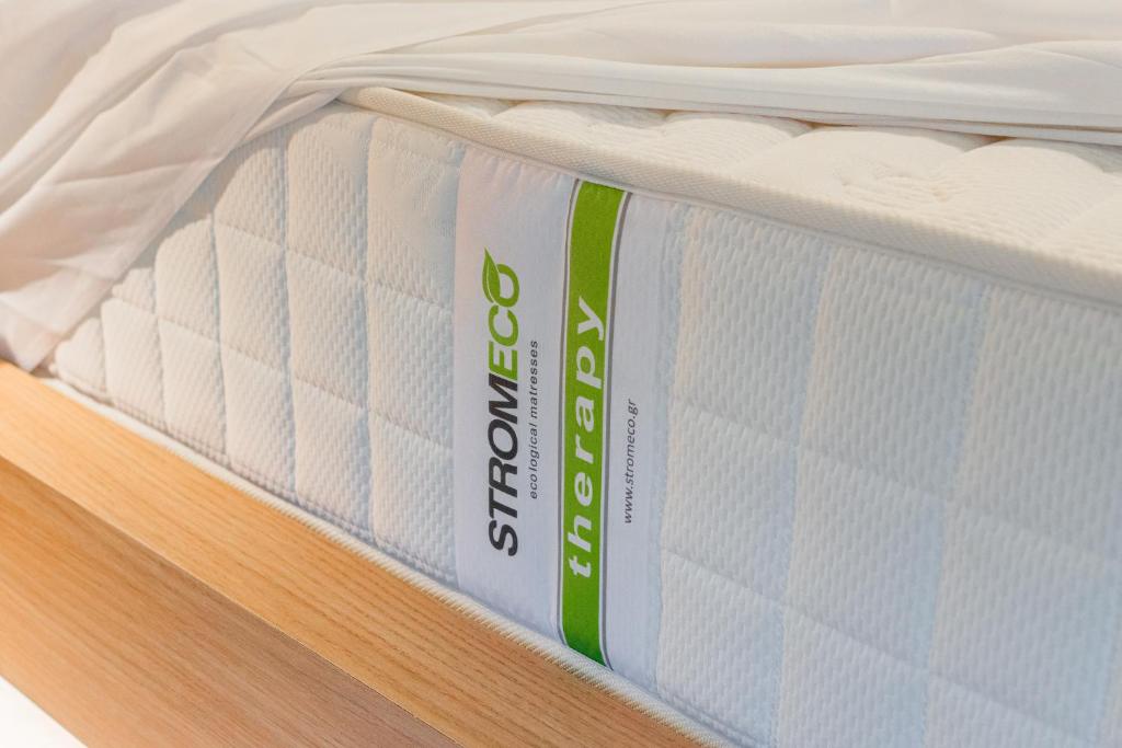 a close up of a firm mattress at Ioannina Center Apartment in Ioannina