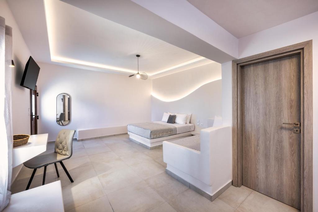 TV o dispositivi per l'intrattenimento presso Santorinn Suites Fira