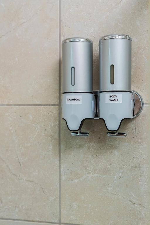 a pair of binoculars hanging on a wall at Ioannina Center Apartment in Ioannina