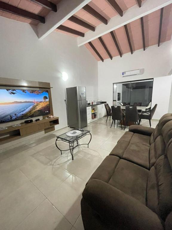 TV a/nebo společenská místnost v ubytování Palina Village Casa 12 - San Bernardino