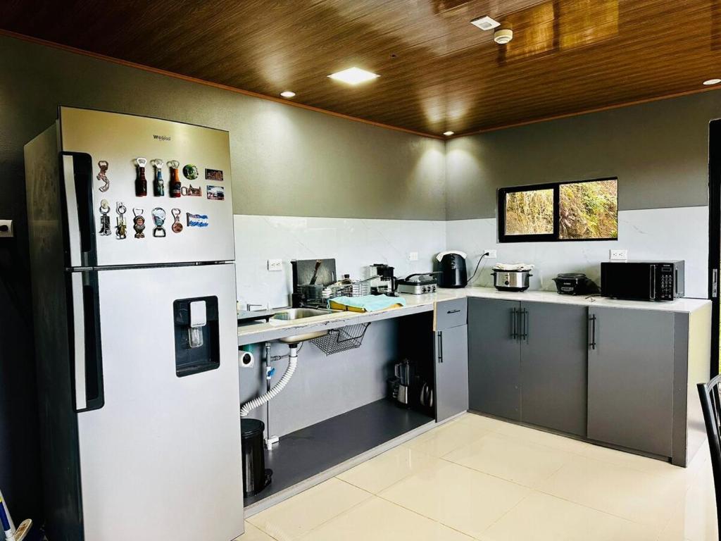 Kuchyň nebo kuchyňský kout v ubytování Casa Money