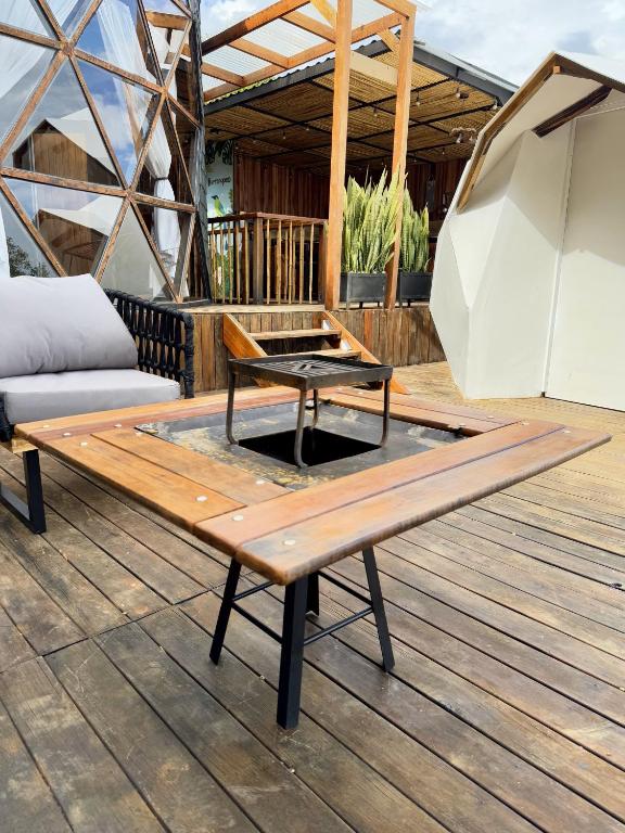 Balcone o terrazza di MACA GLAMPING