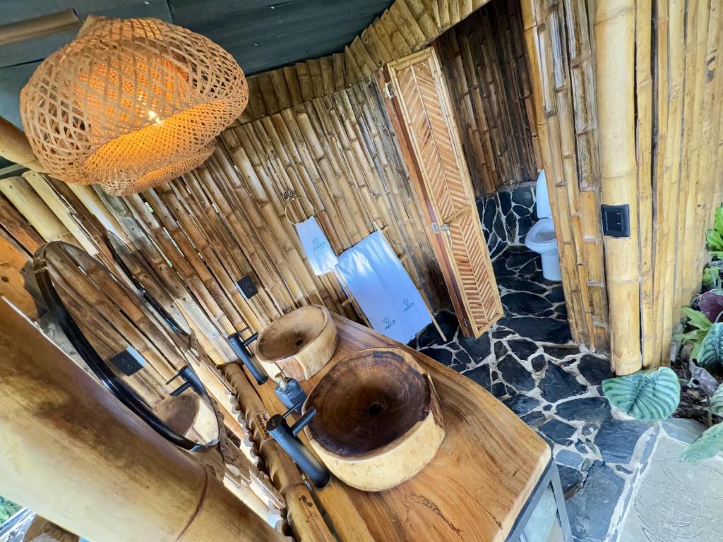 Bagno di MACA GLAMPING