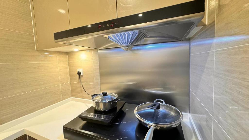 Dapur atau dapur kecil di 富力塞纳天地R&F Seine Region by RongYu