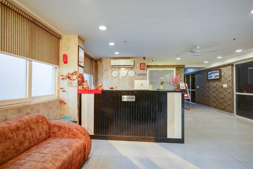 Kuchyň nebo kuchyňský kout v ubytování Hotel Red York By Byob Hotels