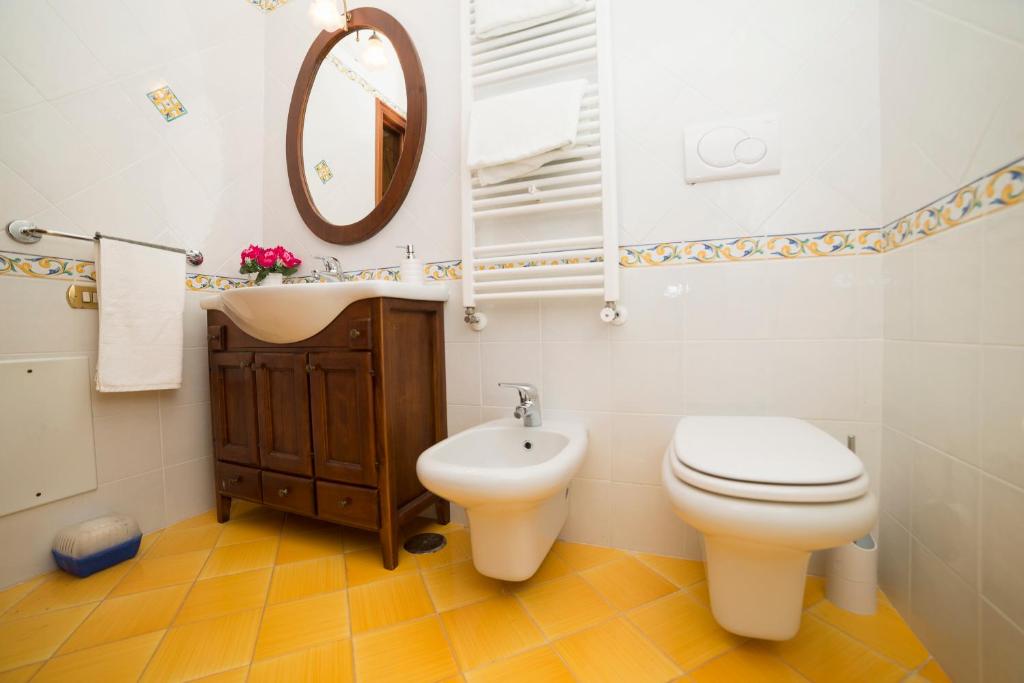 Koupelna v ubytování Ferriere Apartment