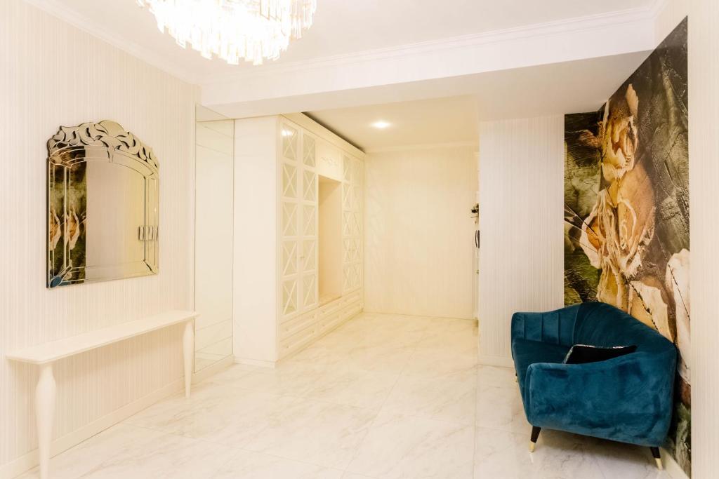 Posezení v ubytování Central Elegant Apartment