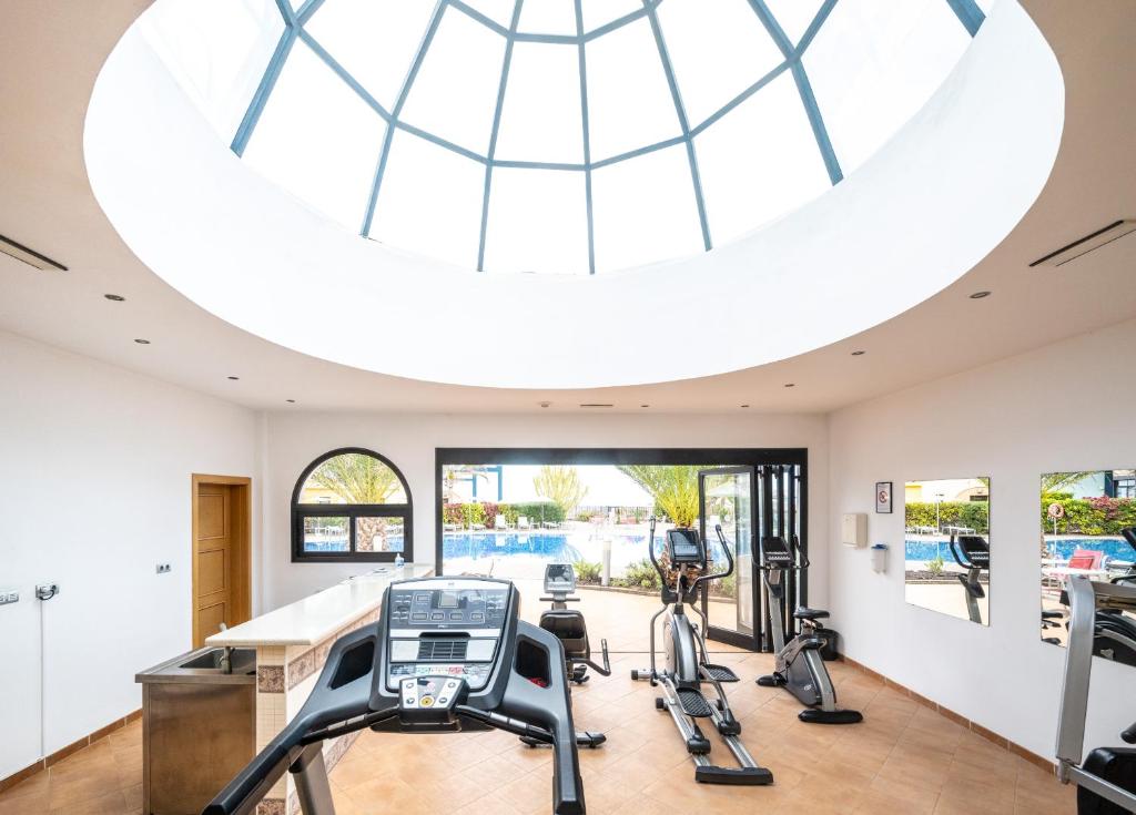Fitness centrum a/nebo fitness zařízení v ubytování Luz Del Mar