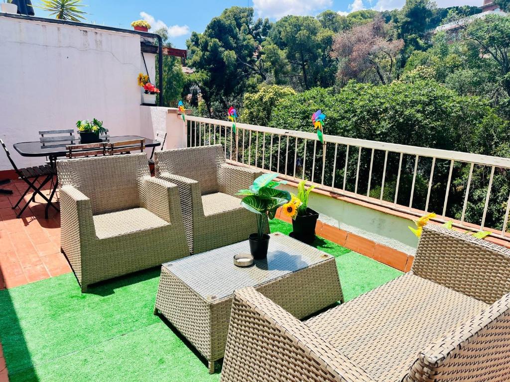 A balcony or terrace at Attic360Views