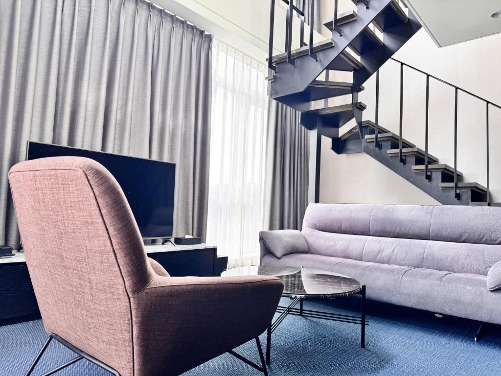 Posezení v ubytování Centum Business Hotel