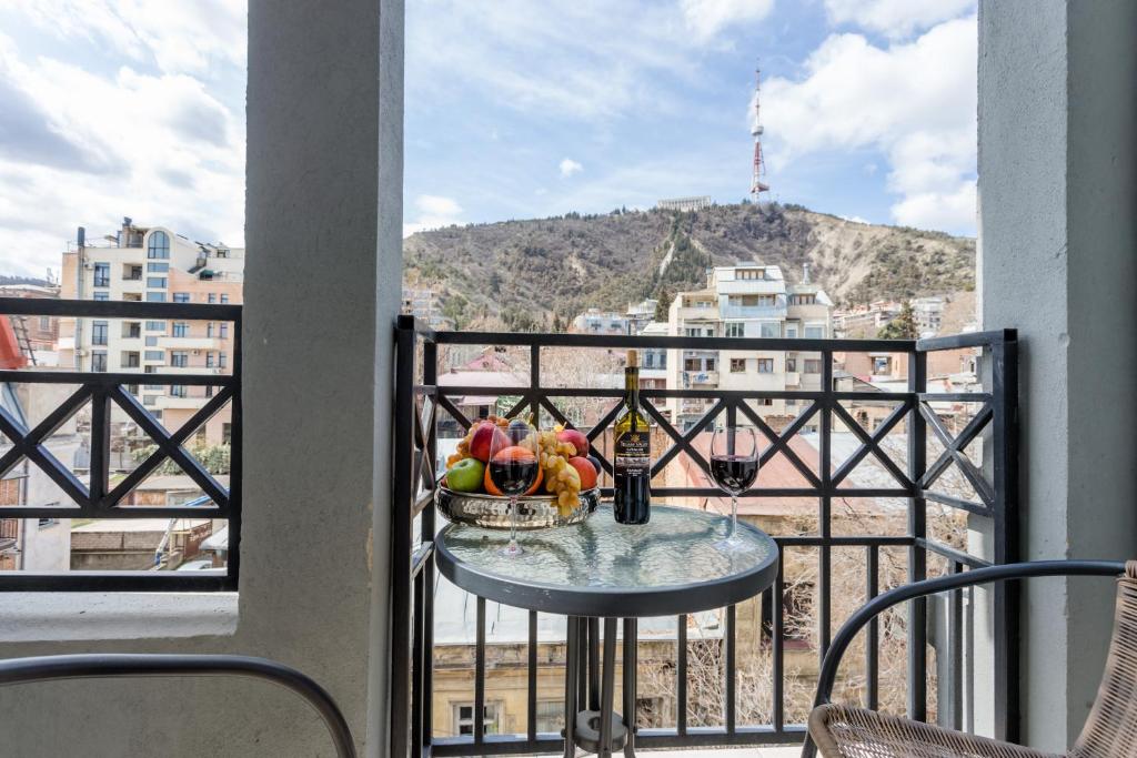 Nespecifikovaný výhled na hory nebo výhled na hory při pohledu z apartmánu