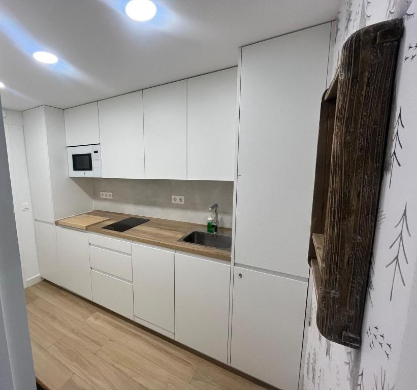 Kuchnia lub aneks kuchenny w obiekcie IMEDA Apartamentos MONTE GORBEA