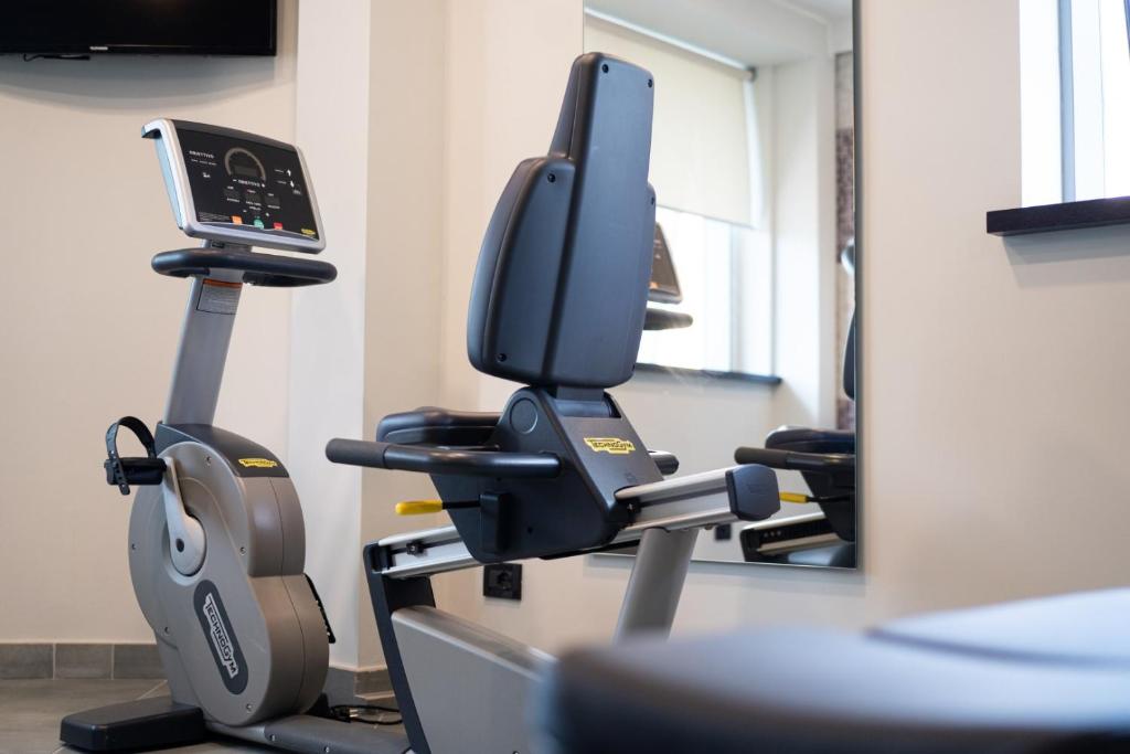 Fitness centrum a/nebo fitness zařízení v ubytování Hotel Majorana
