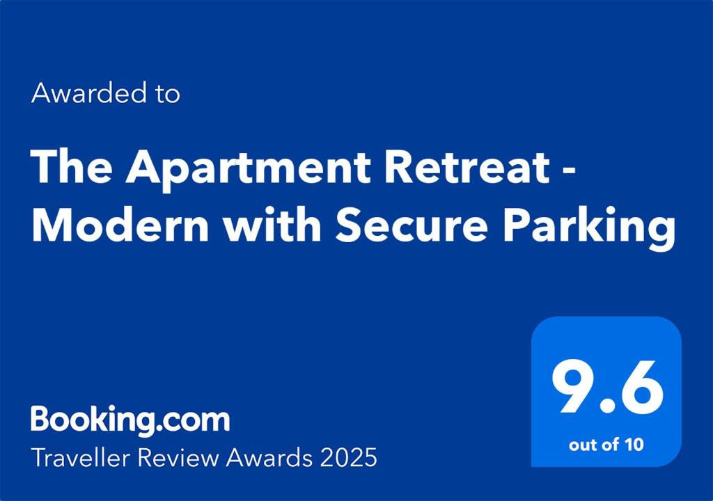 Certifikát, hodnocení, plakát nebo jiný dokument vystavený v ubytování Modern Apartment & Parking - Central & Quite