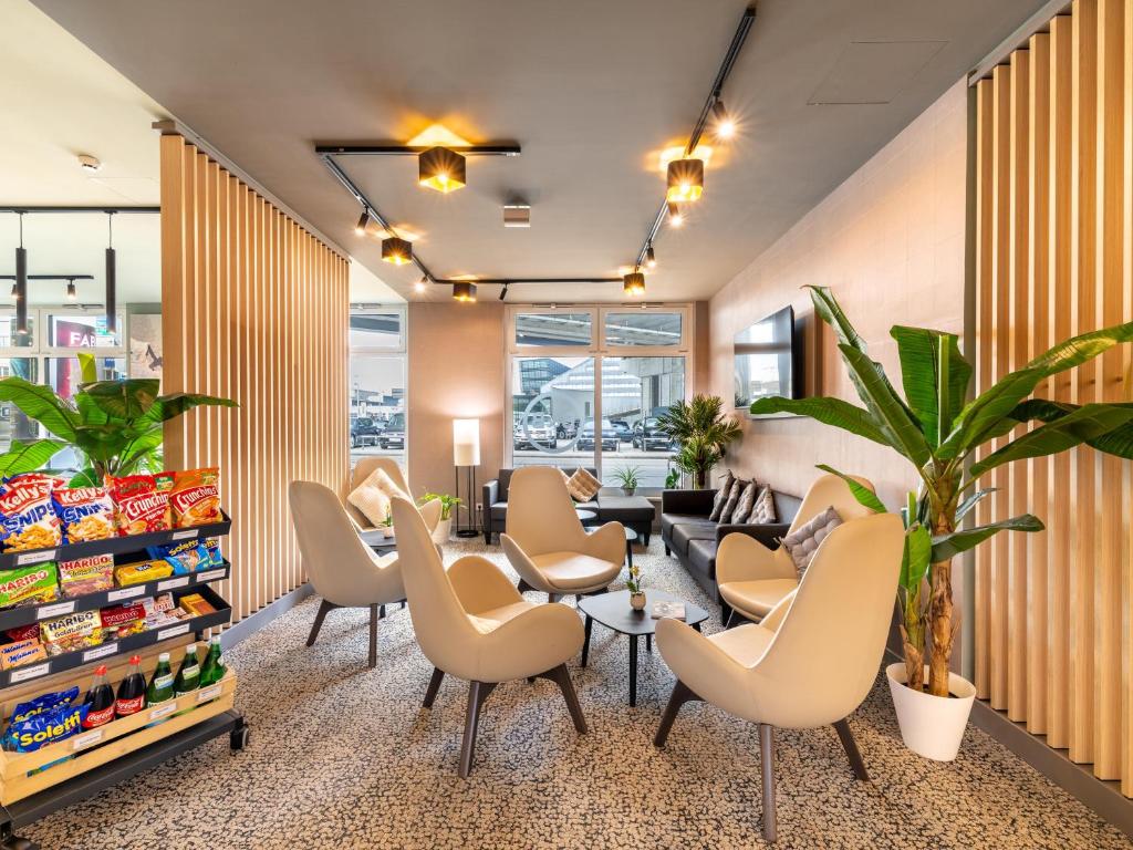 Posezení v ubytování B&B HOTEL Wien-St-Marx