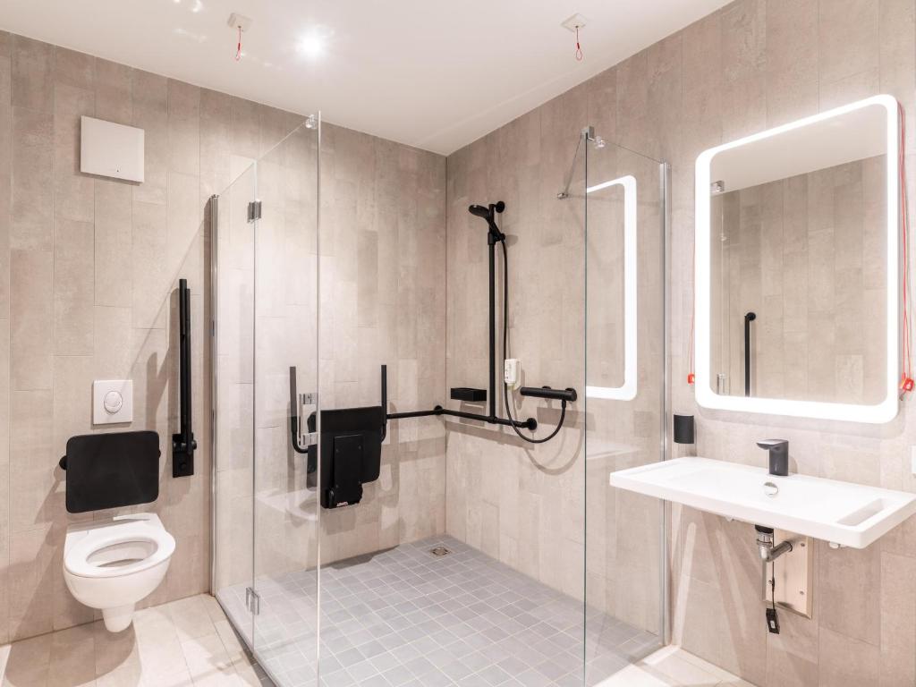 Koupelna v ubytování B&B HOTEL Wien-St-Marx