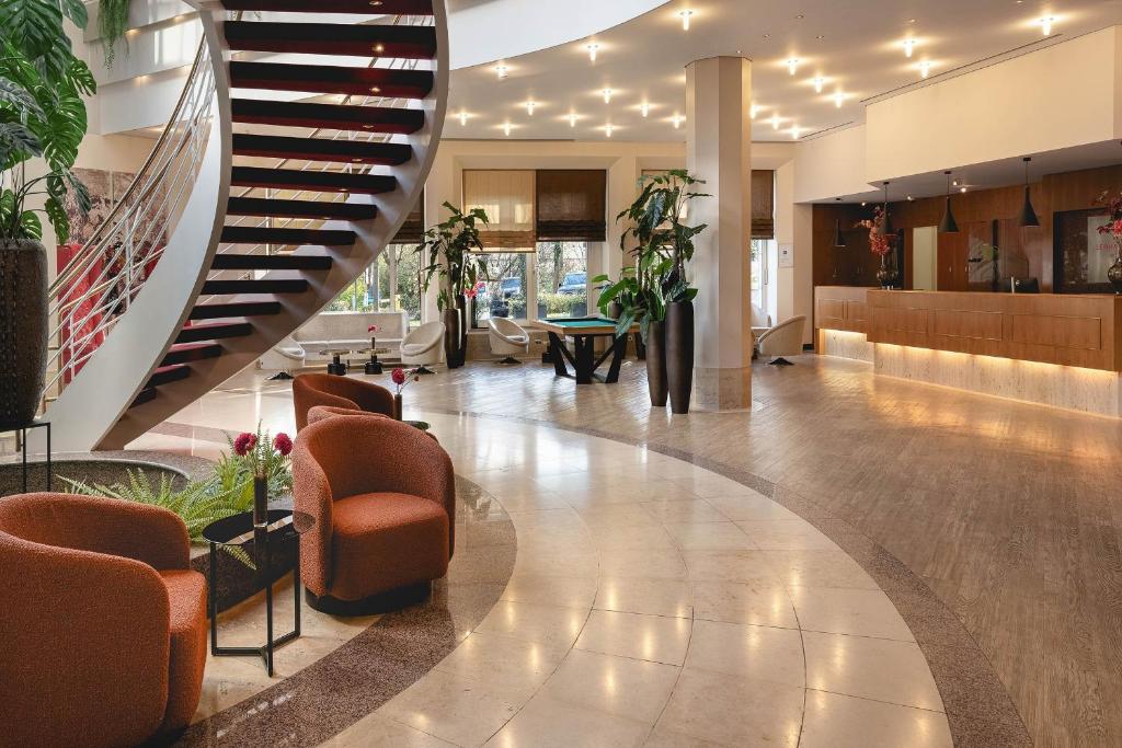 Istumisnurk majutusasutuses Leonardo Hotel Weimar