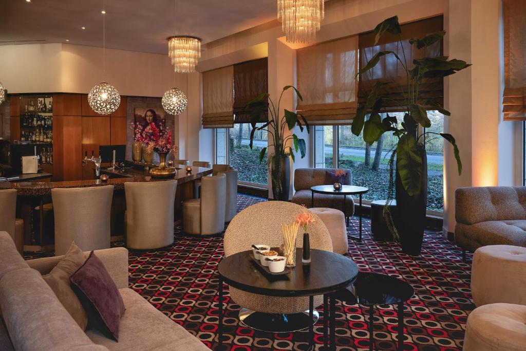 Istumisnurk majutusasutuses Leonardo Hotel Weimar
